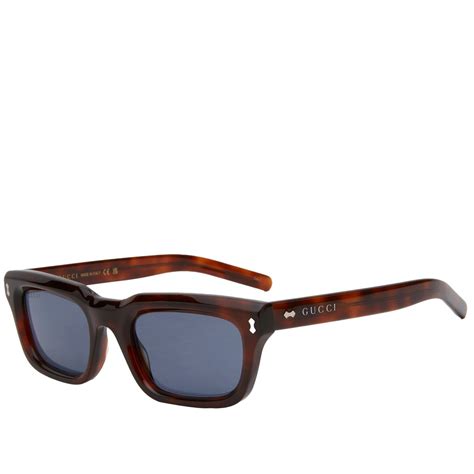 gucci havana blue sunglasses|gucci havana sunglasses men's.